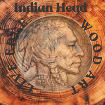 Indian head live edge wood art in Chesterfield